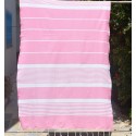 Fouta arthur couleur rose clair