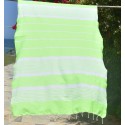 Fouta arthur vert fluo