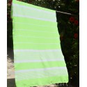 Fouta arthur vert fluo