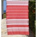 arthur carmine red fouta - FOUTA TUNISIA