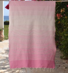 Fouta Portofino rose clair