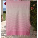 Fouta Portofino rose clair