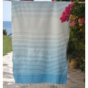 Fouta Portofino bleu azur