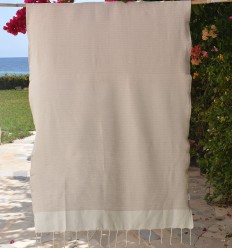 Fouta Pique-Pique beige 2