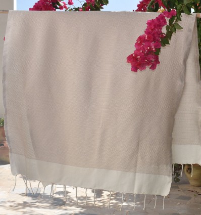 Fouta Pique-Pique beige