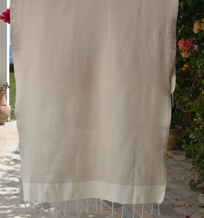 Fouta Pique-Pique beige