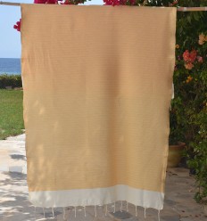 Fouta Pique-Pique jaune foncé 2