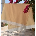 Fouta Pique-Pique jaune foncé