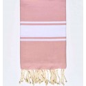 Fouta classique vieux rose