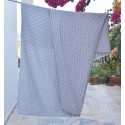 Jeté papillon gris