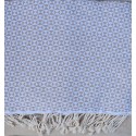 Jeté de canapé papillon beige