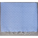 Jeté de canapé papillon gris clair