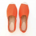 Orangefarbene Espadrilles