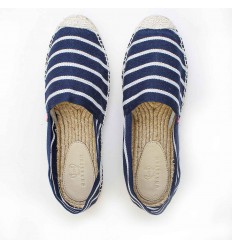 Espadrillas a righe blu navy 2
