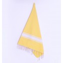 Fouta classique jaune - FOUTA TUNISIA