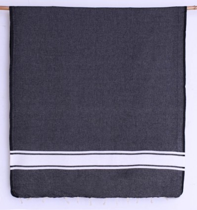 Fouta clássica preta