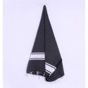 Fouta clássica preta