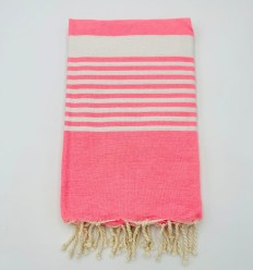 Fouta arthur rose fluo