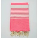 Fouta arthur rose fluo