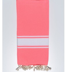 Grande fouta rose fluo