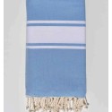 Grande fouta bleu roi clair