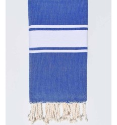 Grande fouta bleu