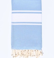 Grande fouta bleu clair