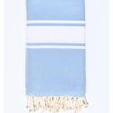 Grande fouta bleu clair