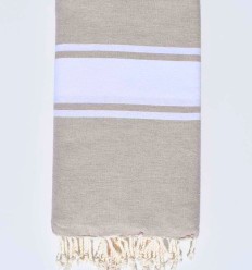 Grande fouta beige sable