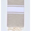 Grande fouta beige sable