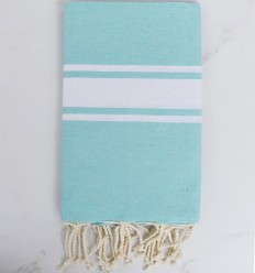 Grande fouta vert d'eau