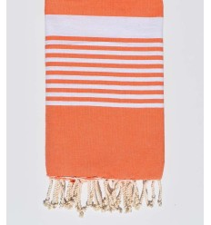 JETé Gris perle rayée gris anthracite - FOUTA TUNISIA