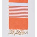 JETé Gris perle rayée gris anthracite - FOUTA TUNISIA