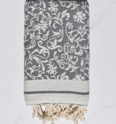 Fouta Victoria gris 2
