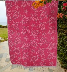 Fouta Seychelles Fuchsia
