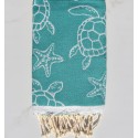 Fouta Seychelles Vert Sarcelle