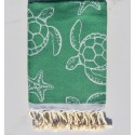 Fouta Seychelles Vert