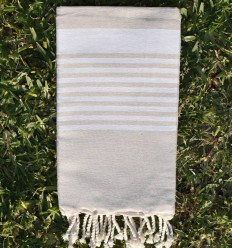 Fouta arthur beige clair