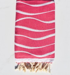 Fouta Hawaï Rose Fuchsia