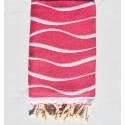 Fouta Hawaï Rose Fuchsia