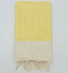 Fouta Pique-Pique jaune clair
