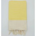 Fouta Pique-Pique jaune clair