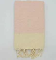 Fouta Pique-Pique rose bébé
