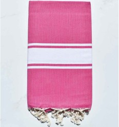 Fouta classique rose fushia - FOUTA TUNISIA