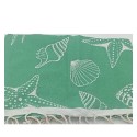 Fouta Étoile de mer vert