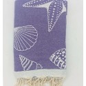 Fouta Étoile de mer mauve