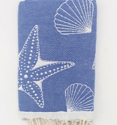 Fouta Fidji bleu