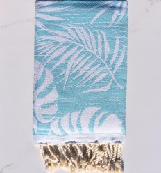 Fouta Amazon bleu turquoise