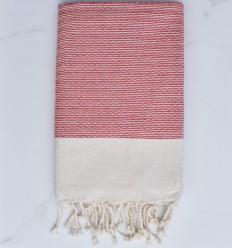 Fouta Pique-Pique red