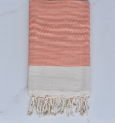 Fouta Pique-Pique orange